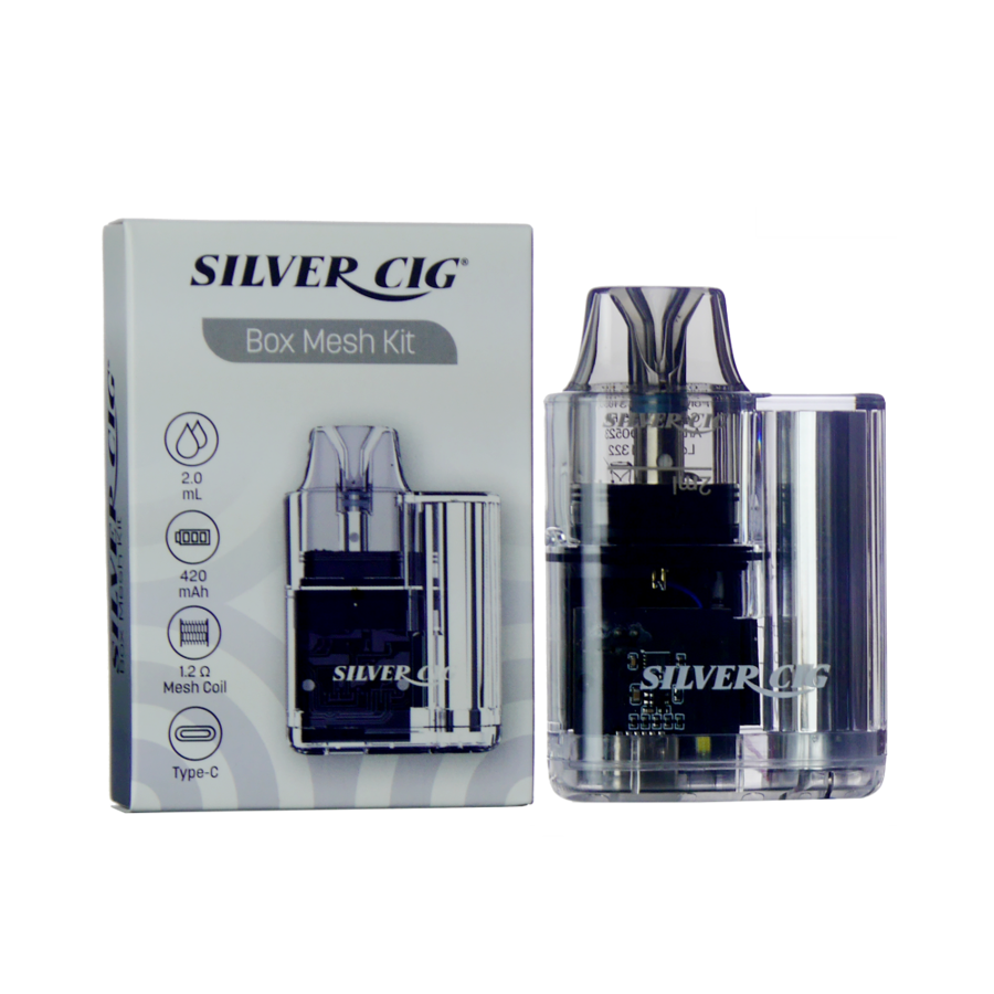 Imatge de ECIG SILVER CIG Box Mesh Pod Kit