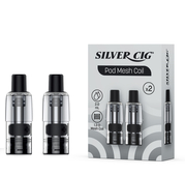 Imagen de COILS SILVER CIG PODS E-TUBE MESH